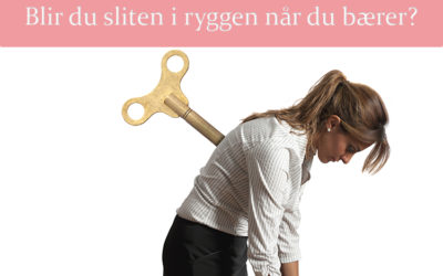Blir du sliten i ryggen når du bærer barn?