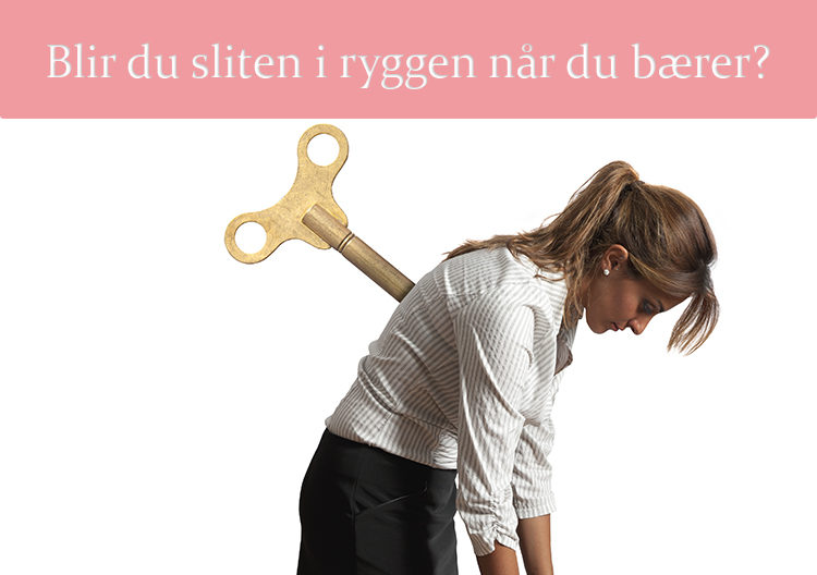 Blir du sliten i ryggen når du bærer barn?
