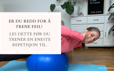 Er du redd for å trene feil? Les dette før du trener en eneste repetisjon til.