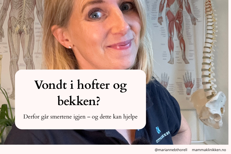 Vondt i hofter og bekken? Derfor går smertene igjen – og dette kan hjelpe