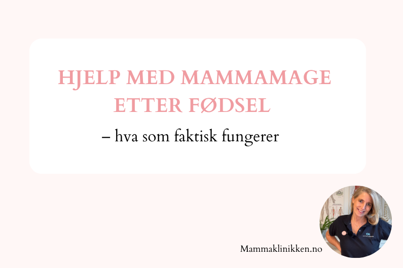Hjelp med mammamage etter fødsel | Diastase trening etter svangerskap
